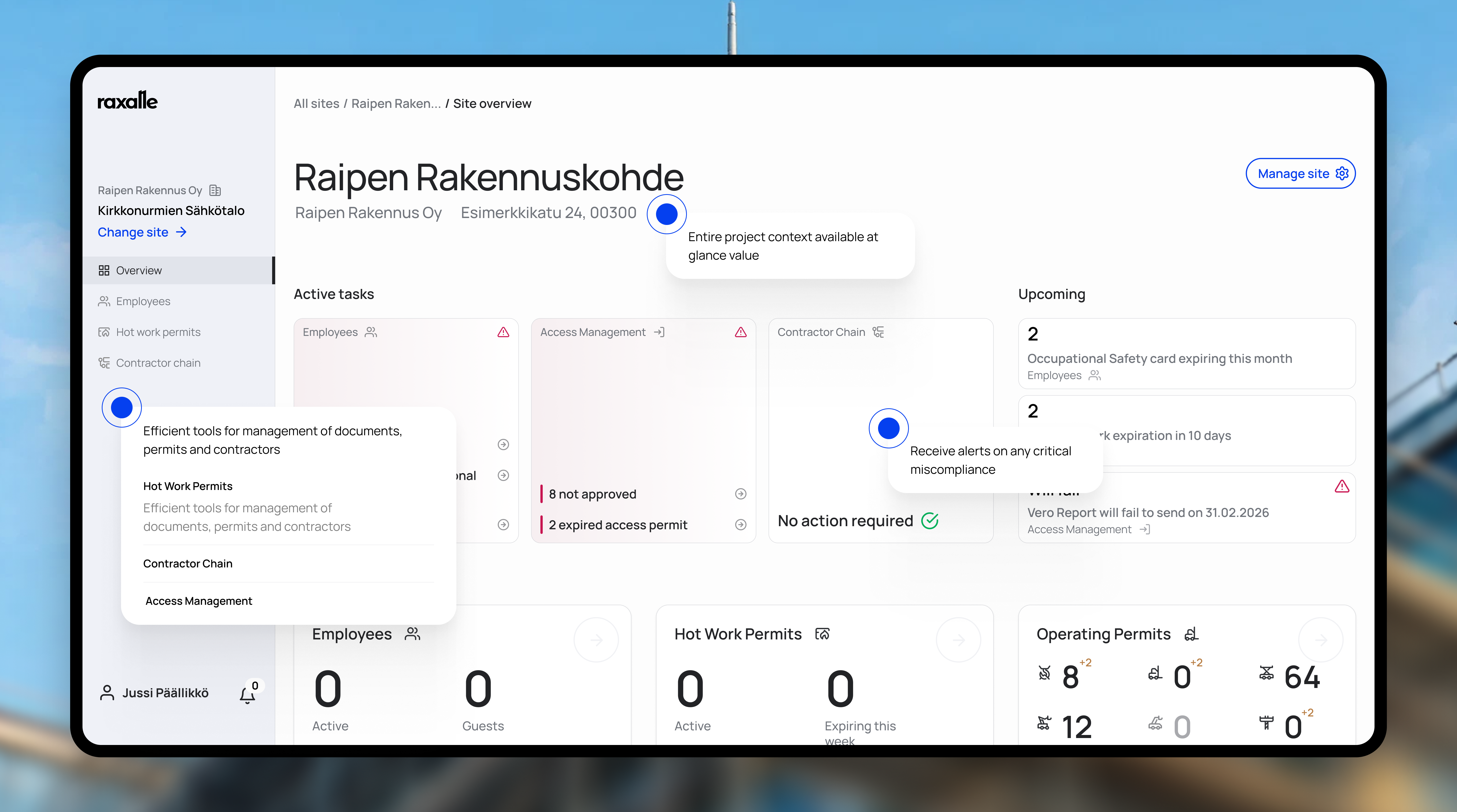 Raxalle Platform Redesign